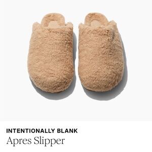 INTENTIONALLY BLANK Cozy Tan Slippers
